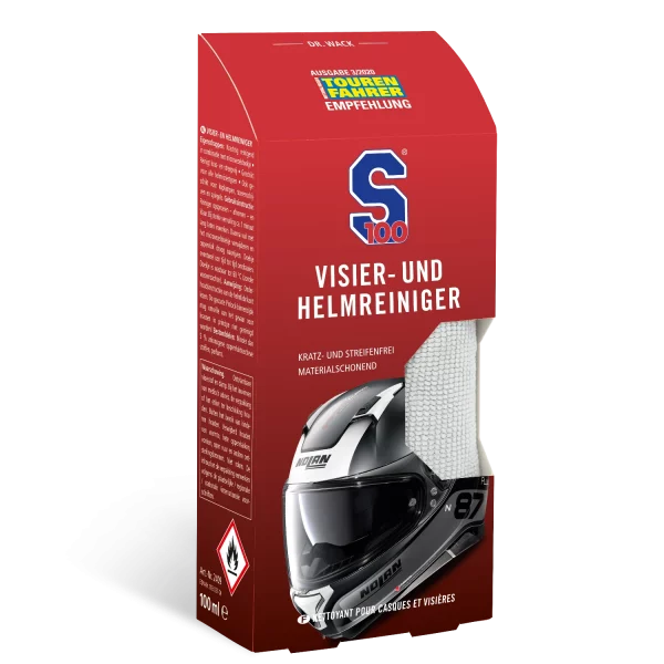 S100 Visier- und Helmreiniger inkl. Mikrofasertuch