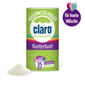 claro Waschmittel-Pulver Kunterbunt 35 Wäschen