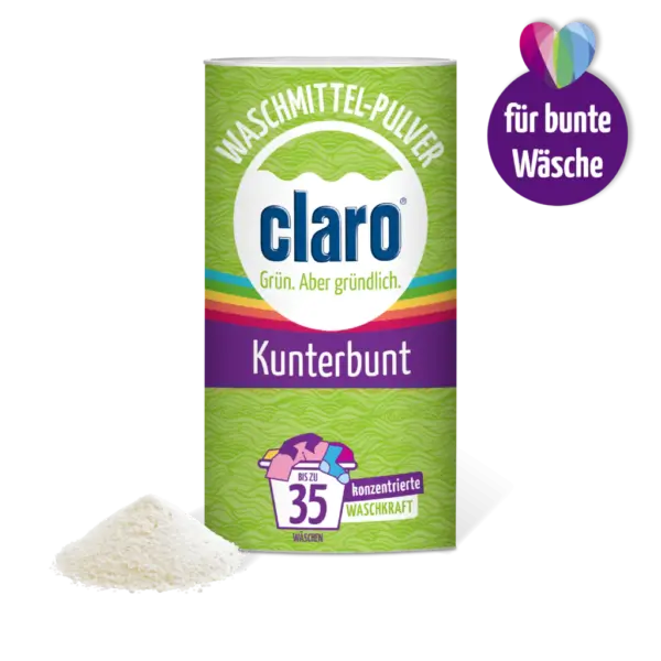 claro Waschmittel-Pulver Kunterbunt 35 Wäschen