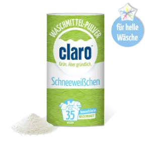 claro Waschmittel-Pulver Schneeweißchen 35 Wäschen