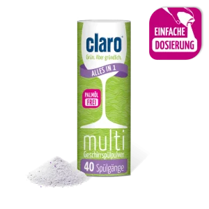 claro multi Geschirrspülpulver 800g